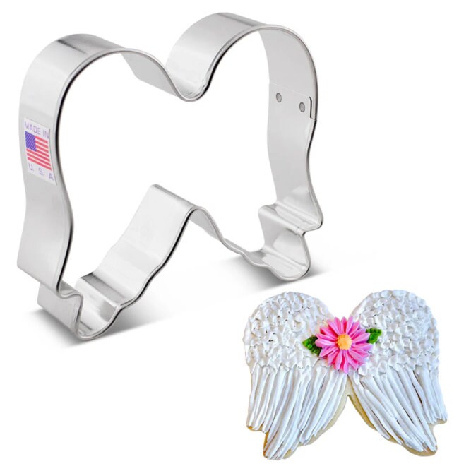 Angel Wings Cookie Cutter Etsy