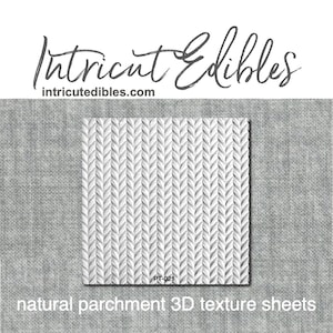 3D Parchment Texture Knit Texture 4 6/pkg