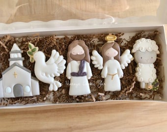 The Vintage Cookie Jar's Easter Sunday Cookie Cutter Set 5 pc