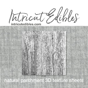 3D Parchment Texture Wood Grain 6/pkg
