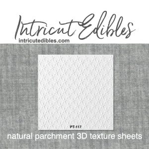 3D Parchment Texture Stars 2 6/pkg