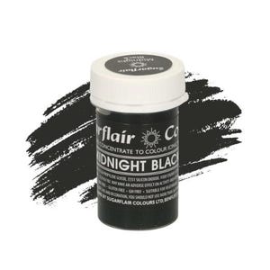 Sugarflair Pastel Concentrated Paste Colour - Midnight Black 25g