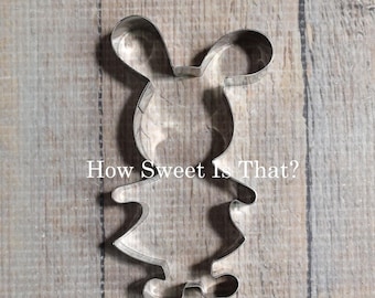 The Vintage Cookie Jar's Girl Bunny Cookie Cutter