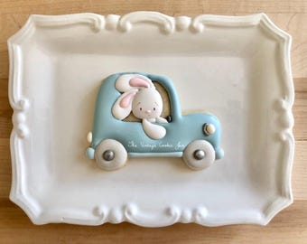 The Vintage Cookie Jar's Cruising Bunny Cookie Cutter