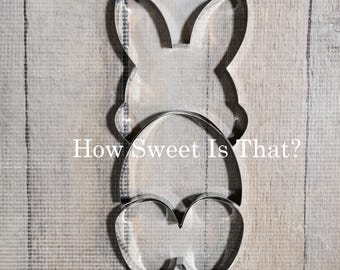 BYO Bunny Cookie Cutter Set 3 pc