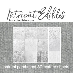 3D Parchment Texture Combo Leaves 12/pkg