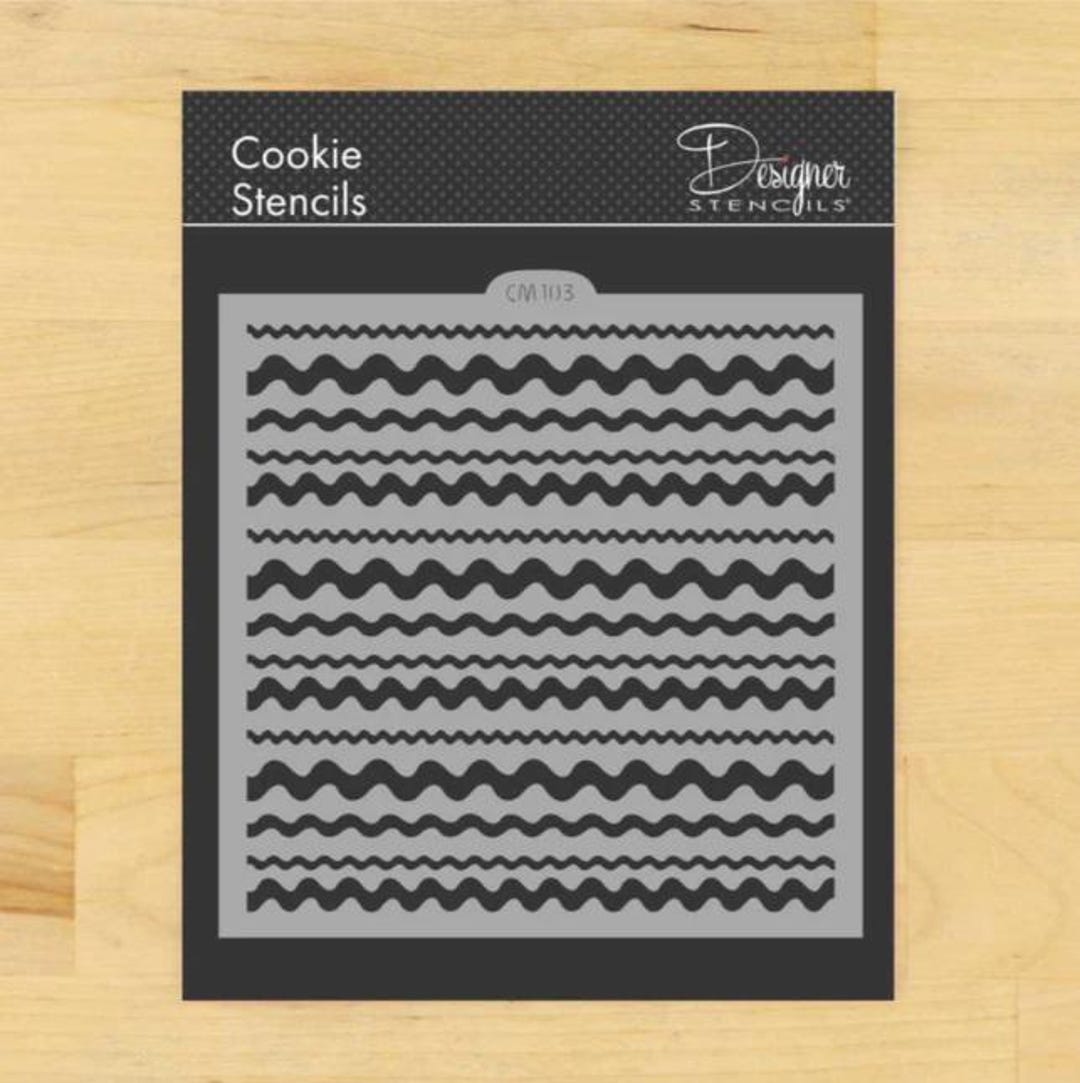 Ric Rac Stencil - Etsy