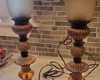 Pair Of Buffet Lamps