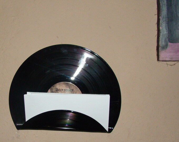 Vinyl Record Letter Holder / Mail Sorter Recycled Etsy