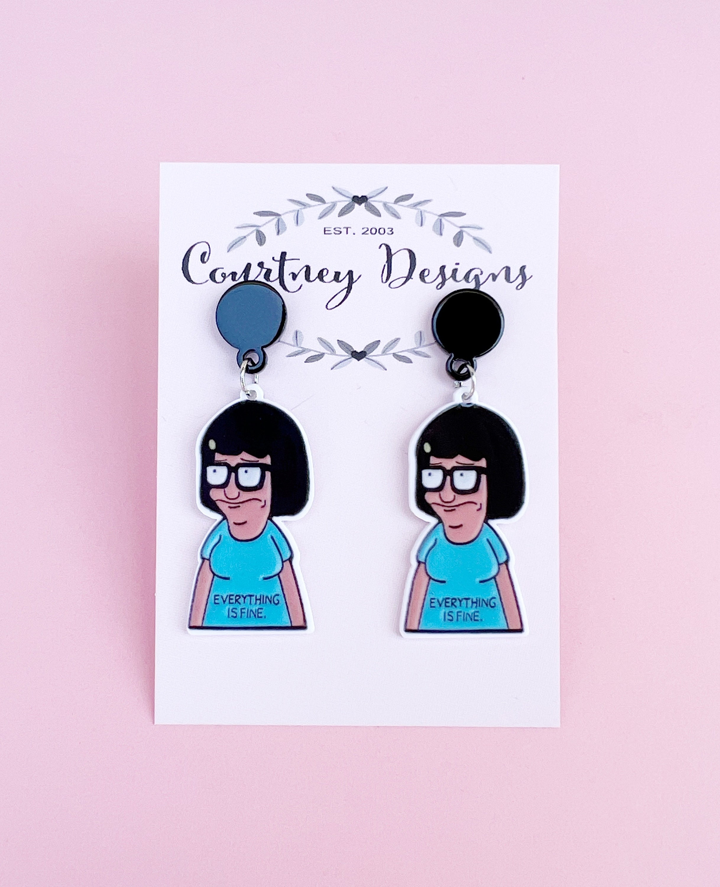 Bob's Burgers Louise Belcher Stud Earrings 