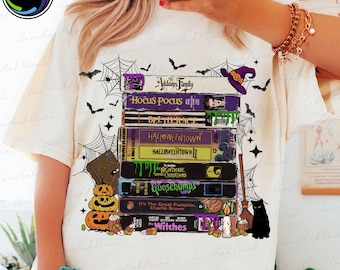 Halloween Movies VHS Png,  Witch Halloween Gift, 90s Style Halloween pngVHS Tapes, Halloween Design Png, 90s Halloween Png, 90s VHS Png