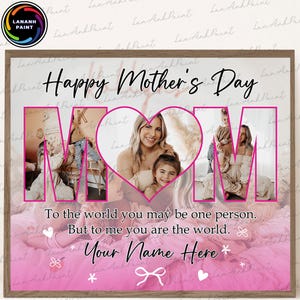 Mother&#39;s Day Canva Template, Mama Designs Bundle, Wear Heart On Sleeve Canva Template, Best Mom Canva Template, Custom Mom Canva Frame