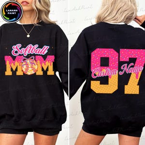 Custom Softball Mama Drip Png, Softball Mom Dripping Png, Softball Ice Cream Drip Png, Game Day Softball Png, Mama Softball Png File