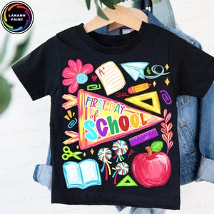 Personalize Name Back to School Pennant PNG file, Boho Floral Teacher Png, Brushstroke, School Girl PngCoquette Girl Name png, Name Pennant
