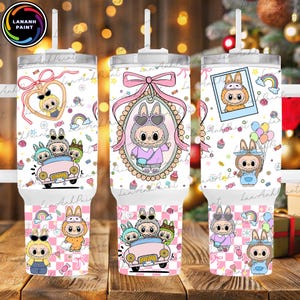 Trendy Lalka Cartoon 40oz Tumbler Wrap Png, Cartoon Tumbler 40 Oz Png, Funny Catoon Tumbler Png, Lalka Postacie Tumbler Prezent dla Przyjaciela