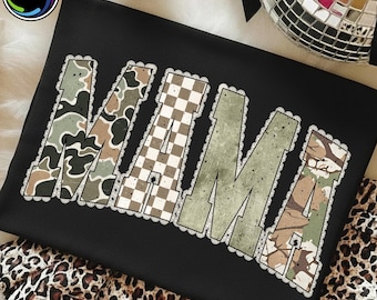 Western Camo Mama PNG, Hunting Mom Shirt Design, Vintage Distressed Camo PNG, Cozy Season Hunting Mama Sublimation