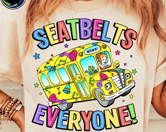 Teacher Life PNG, Bright Dots School Bus Design, Back to School Coquette Shirt Graphic, Teacher Sublimation, Digital Download