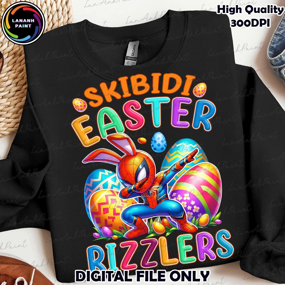 Sigma Rizzles Skibidi Easter Rizzles Cartoon Png, Gen Alpha Slang Funny Easter Png ...