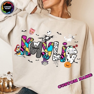 Halloween Custom Nightmare Christmas Movie PNG, Personalized Name PNG, Spooky Season PNG, Halloween Nightmare Horror Movie Design Png