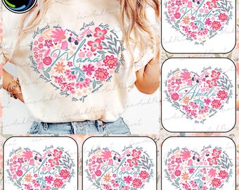 Spanish Mothers Day Png Bundle, Retro Spanish Mama Png, Mother's Day Png, Floral Madre Png, Spanish Mama Png, Retro Madre Png, Boho Mama Png
