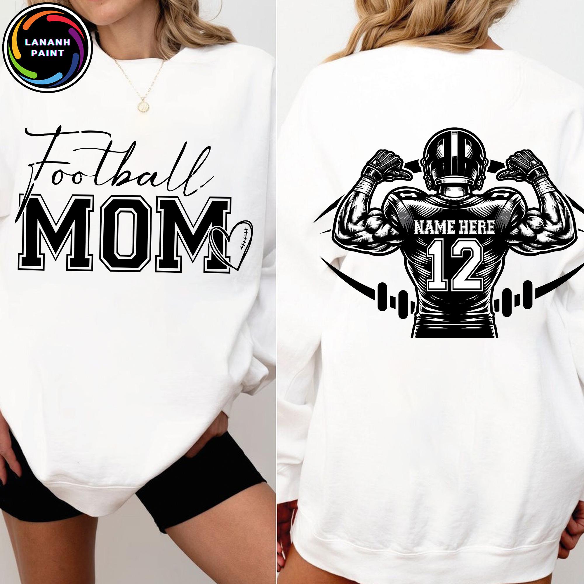 Personalized Football Team Png, Custom Name and Number Png, Retro ...