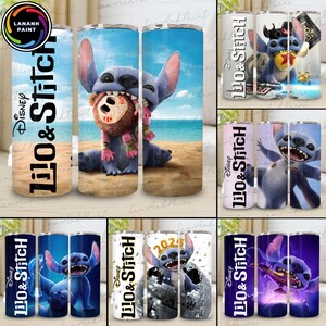 Paquete de 6 vasos delgados de 20 oz con imágenes de películas de dibujos animados en vivo, PNG, vaso de 20 oz con monstruo azul mágico, PNG, póster con personaje azul, PNG