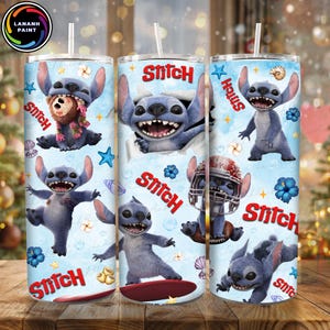 Movie Cartoon Live Action Tumbler Png, Blue Monster Cartoon Tumbler Wrap Sublimation Design, Movie Blue Monster 20oz Skinny Tumbler Png