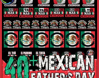 40+ El Papa/Padrino/Abuelo Mas Chingon Png Bundle, Funny Spanish Father's Day Png, Eres Mi Heroe Png, Dia Del Padre Png, Gift For Dad