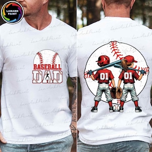 CUSTOM Baseball Dad Png, Papa Shirt Design, Sport Dad Png, Vatertag Png, Baseball Png, Geschenk für Papa, Spieltag Shirt, Papa Leben Png