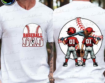 CUSTOM Baseball Dad Png, Dad Shirt Design, Sport Dad Png, Father's Day Png, Baseball Png, Gift For Dad, Game Day Shirt,  Dad Life Png