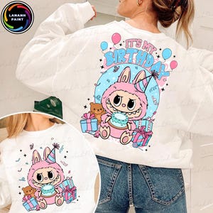 It's My Birthday PNG, Happy Birthday Png, Doll Cartoon Png, In My Birthday Era, Gift For Girls Png, Doll Birthday, Funny Cartoon Png