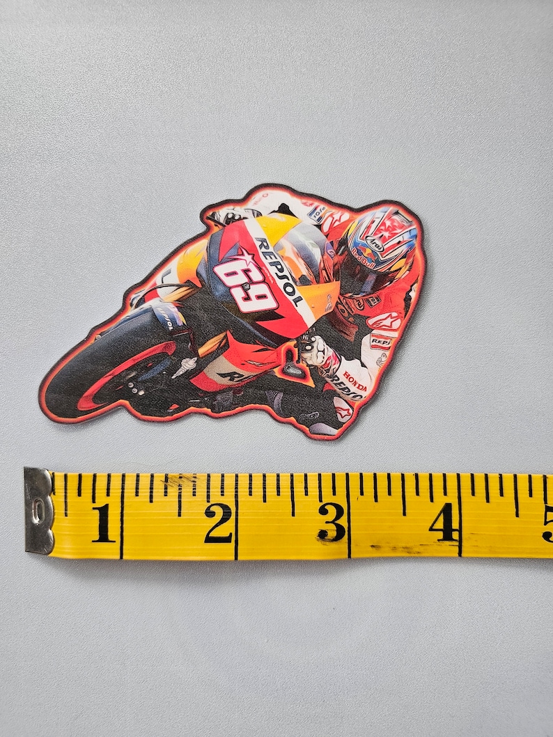 Autocollant Numéro 66 Style Moto GP Racing - Hommage à Hayden, Sticker SC089, Fabriqué En France
