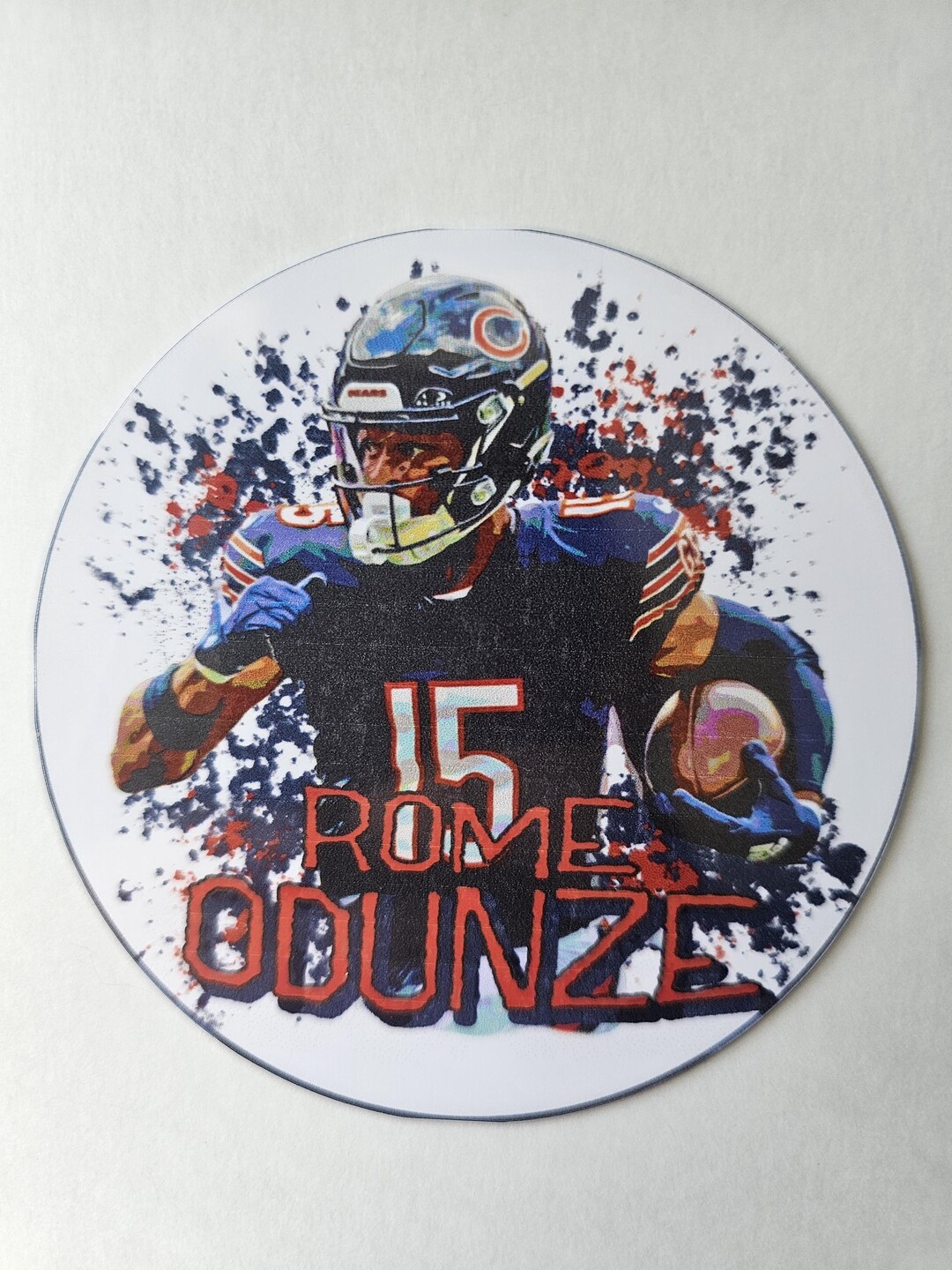 Rome Odunze Bears Sticker - Etsy