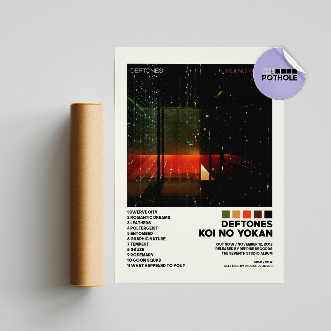 Deftones Posters / Koi No Yokan Poster, Album Cover Poster, Print Wall — free download