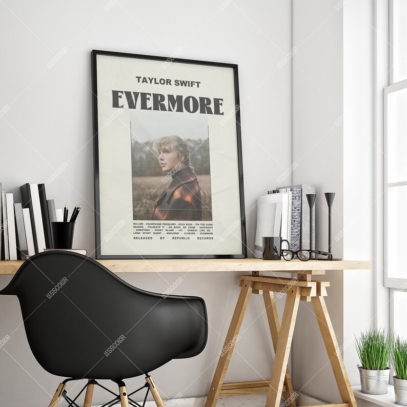 Taylor Swift Posters / Evermore Poster / Album Cover Poster, Poster ...
