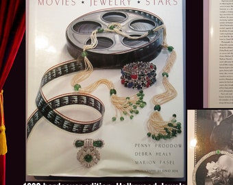 1992 Hardcover Edition, Hollywood Jewels Movies * Jewelry * Stars