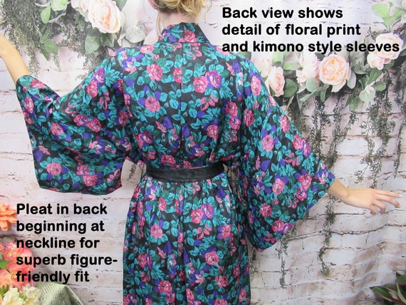 One Size Fit robe, Kimono style sleeve, Full leng… - image 5