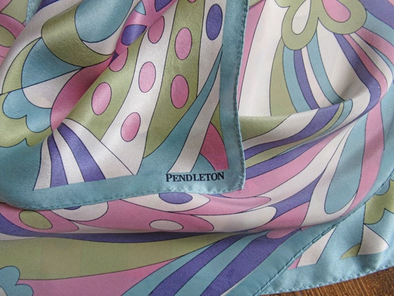 Pendleton 30 inch square scarf, Pucci-inspired de… - image 10