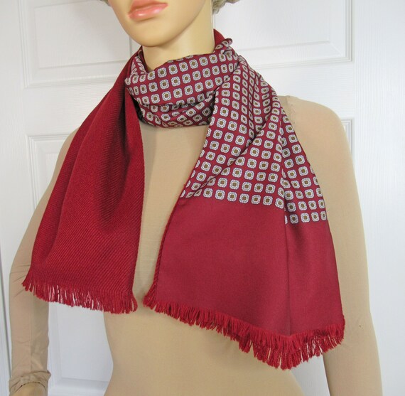 Christian Dior tuxedo style scarf, Square design … - image 9