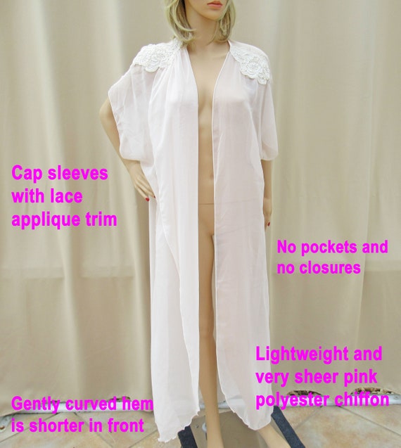 40 inch bust robe & nightgown set, Never worn Del… - image 3