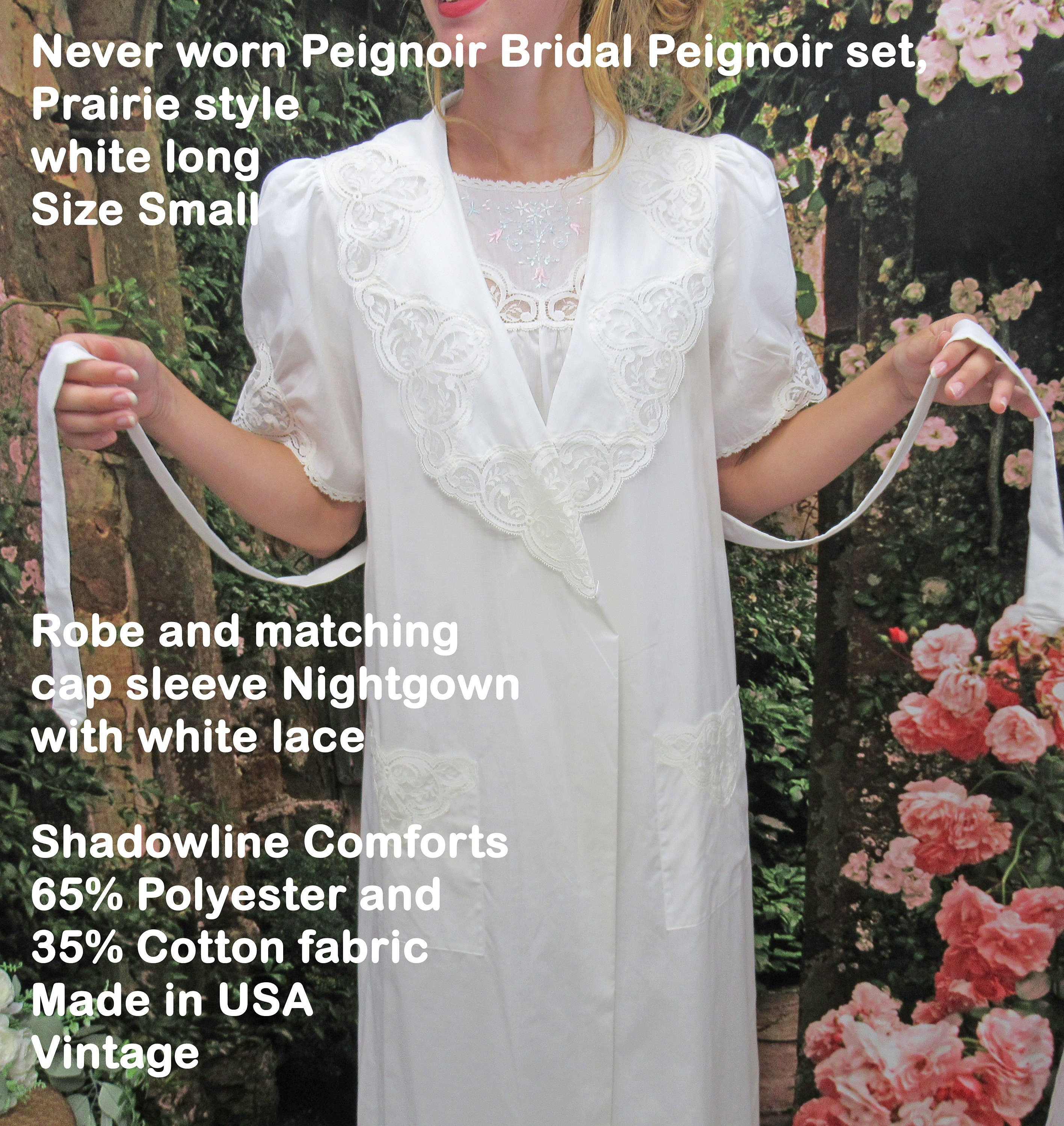 Peignoir Stitch Rose