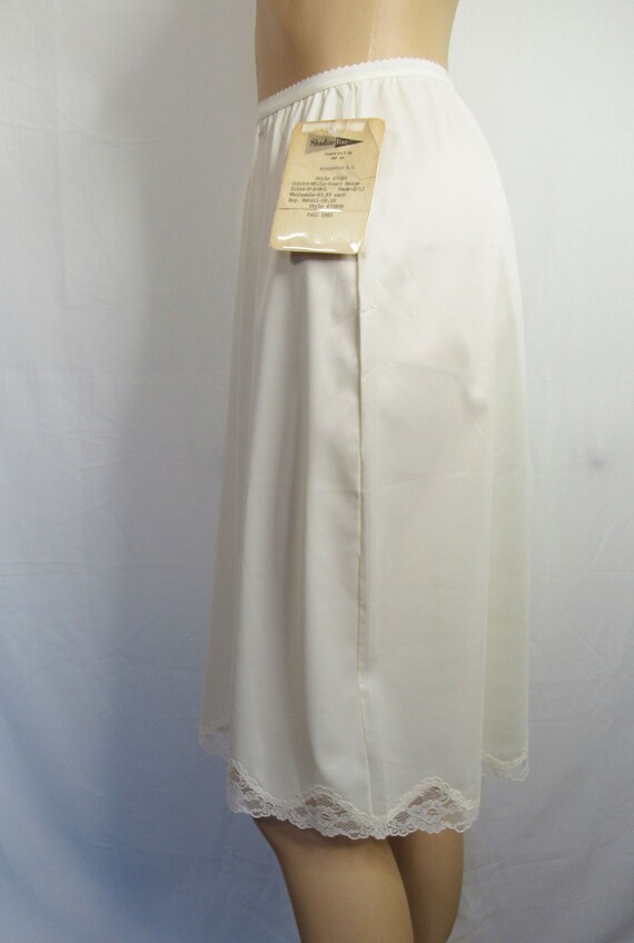 NOS 1985 Shadowline unworn half slip, Sz S, 20 - … - image 8