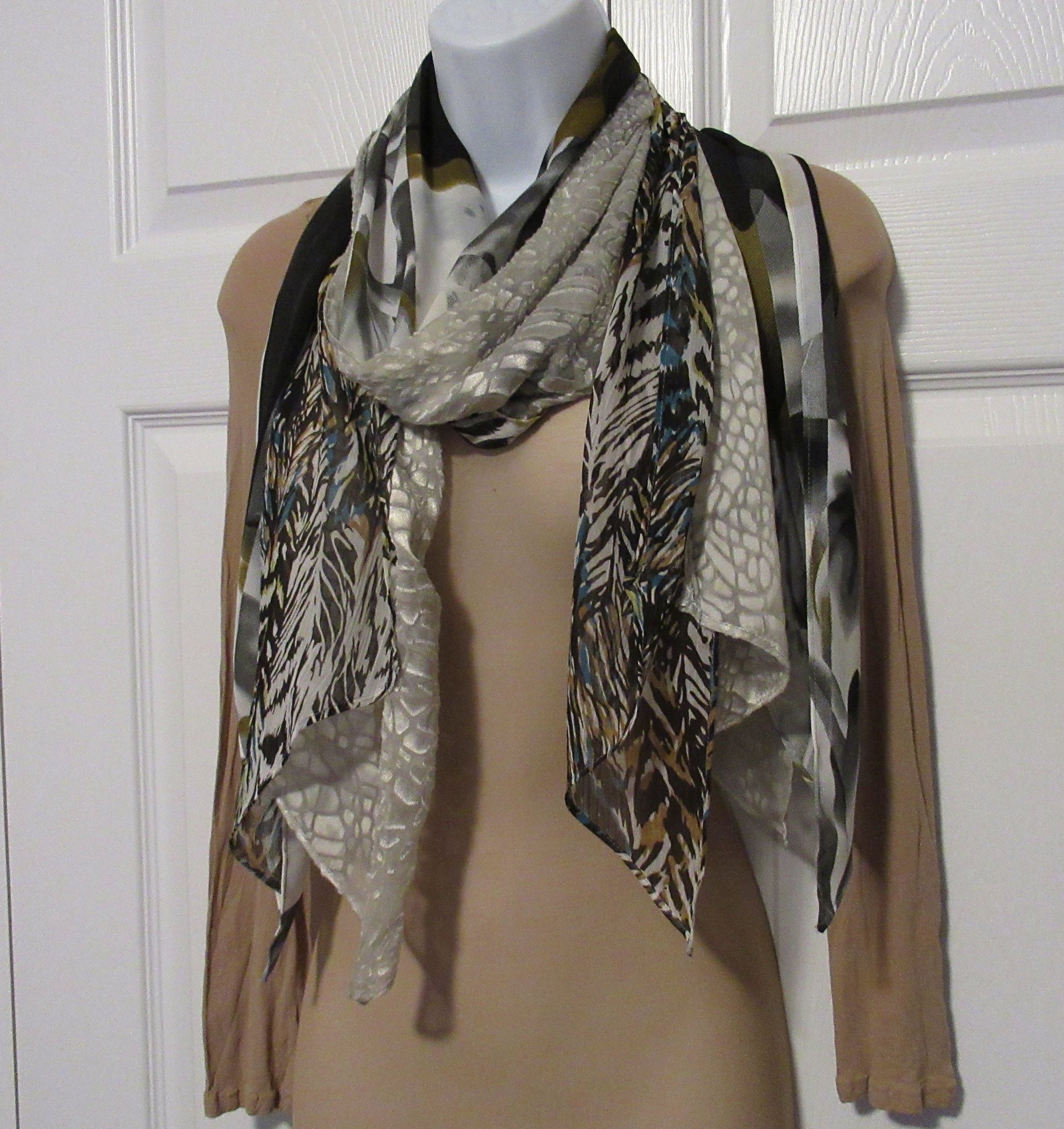 envoltura MRC de 3 paneles hecha con 3 tejidos - Etsy México