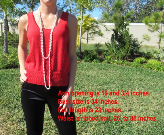 34 bust tank top, St John Santana Knit Made for L… - image 2