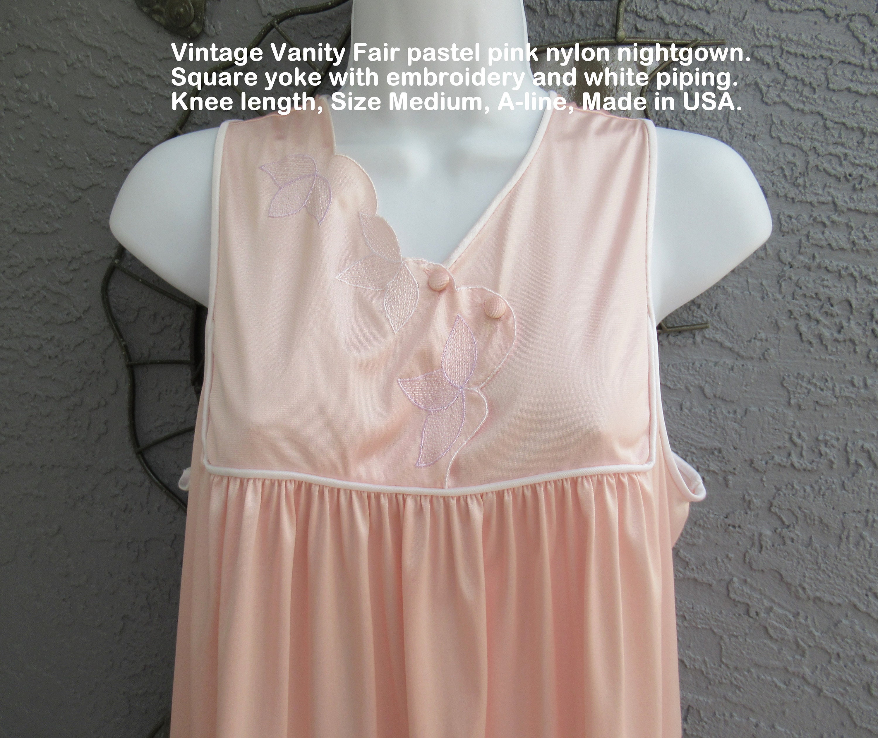 Vanity fair silk best sale nightgown