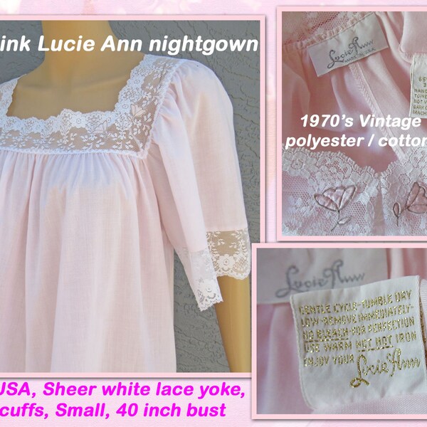 Vintage 1970s Black Pink Terry Cloth Dress by Lucie Ann | XS/S/M