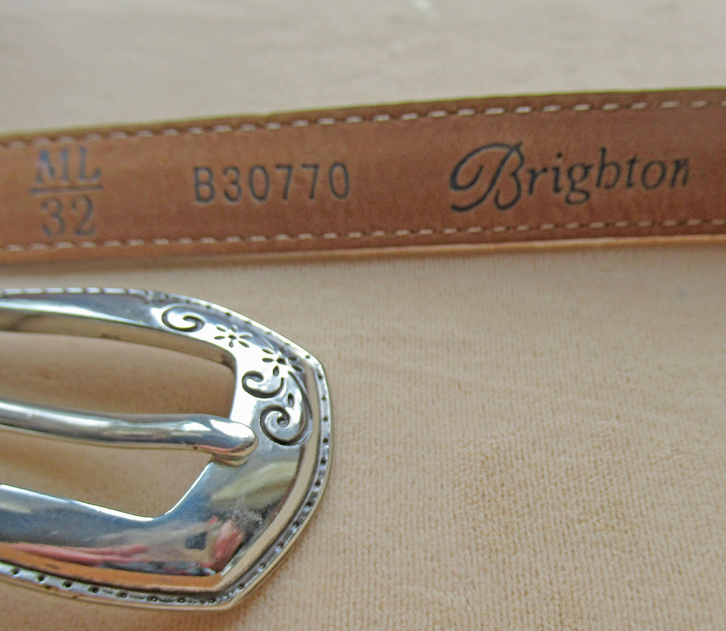 Brighton Silver Leather With Gold Metal Heart Plus Silver  display picture 1