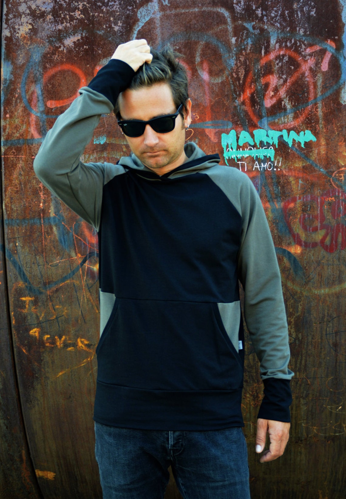 Hoodie sweatshirt for men men's clothingdesign Etsy