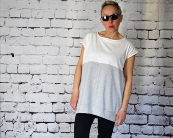 Organic t shirt, oversized t shirt, loose fit t shirt , organic clothing, organic tees,organic long shirt