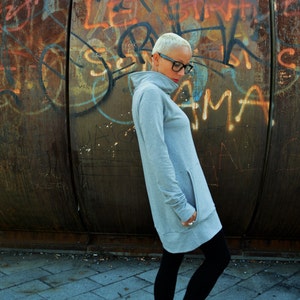 Tunic pullover hotsell hoodie
